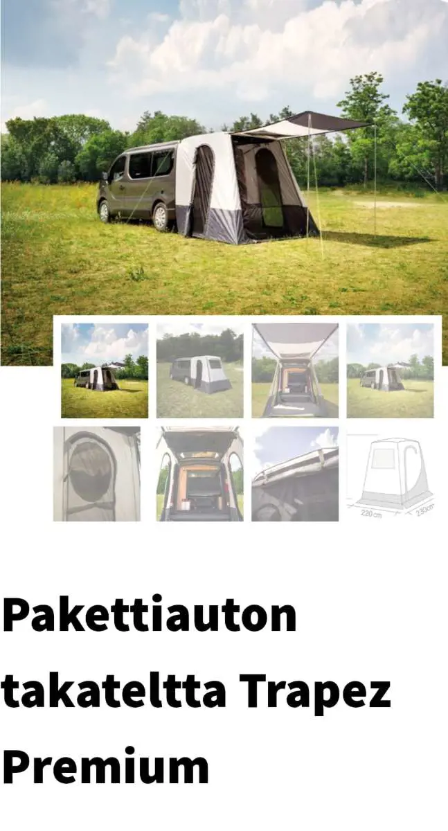 Kuvassa: Takateltta pakettiautoon