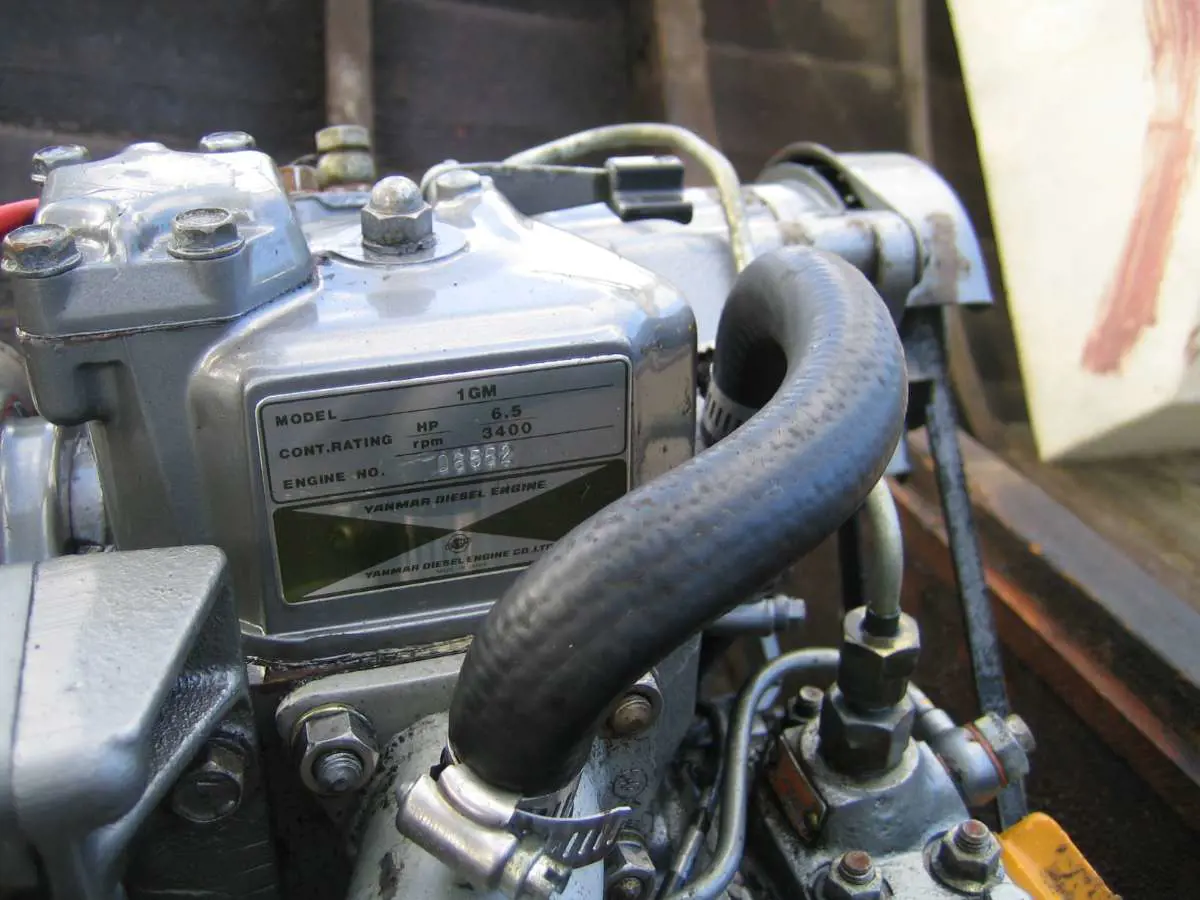 Kuvassa: YANMAR 1 GM  6.5 hp. 1 GM