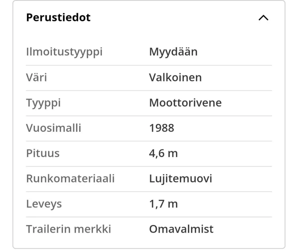 Kuvassa: Käldmar Ks kuvista tiedot