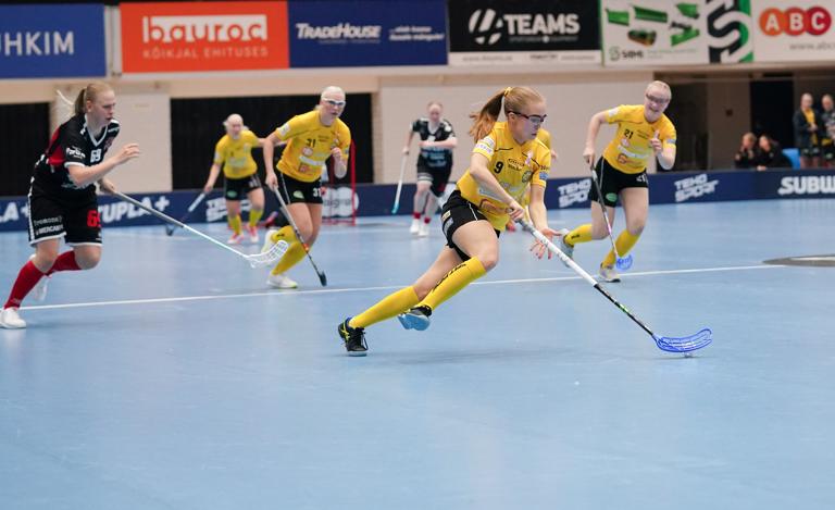 Keväällä Suomen Cupin finaalissa kohtasivat Sb Pro ja PSS. Kuva: Ville Vuorinen/Salibandyliitto