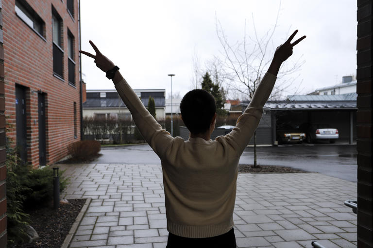 Reza Kazemi can finally be himself without fear of execution. Kuva: Heli Lehtelä