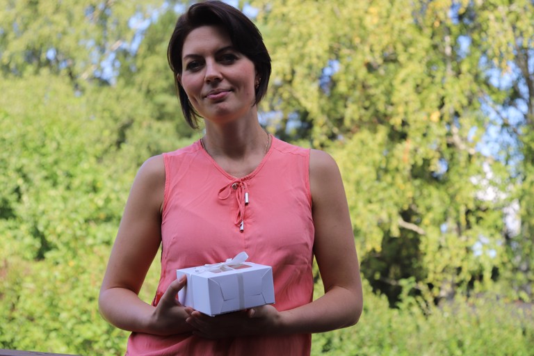 Anna Stojakina aikoo laajentaa macaronien lisäksi myös muiden leivonnaisten ja marmeladien puolelle. Kakkuja hän tekee tilauksesta jo nyt.