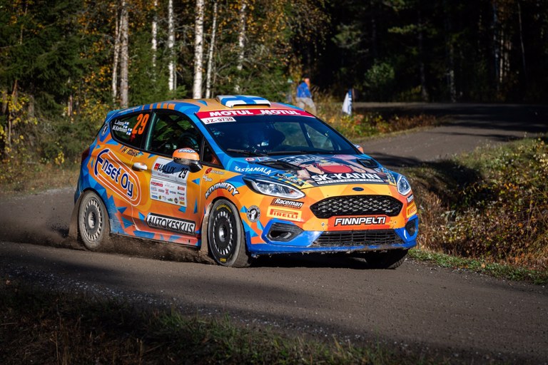 Lauri Joonan seuraava kisa on Jyväskylän MM-ralli. Kuva: Merita Mäkinen