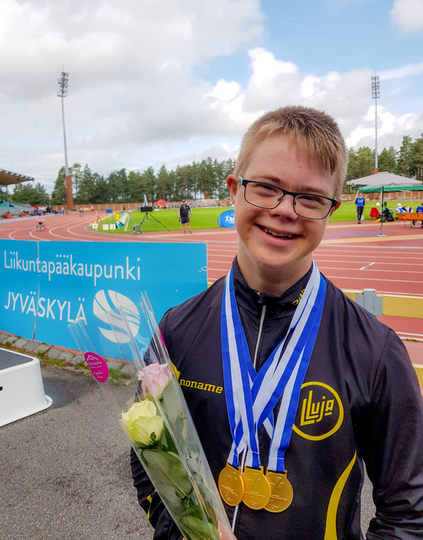 SM-kisoissa Samuel Jalon vahvin laji oli 200 metrin juoksu. Kuva: Jani Jalo