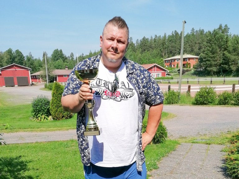 Timo Dahl palkittiin vuodesta 2020 myöhään. Kuva: Timo Dahlin kotialbumi